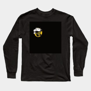 Bee the Bear on Black Long Sleeve T-Shirt